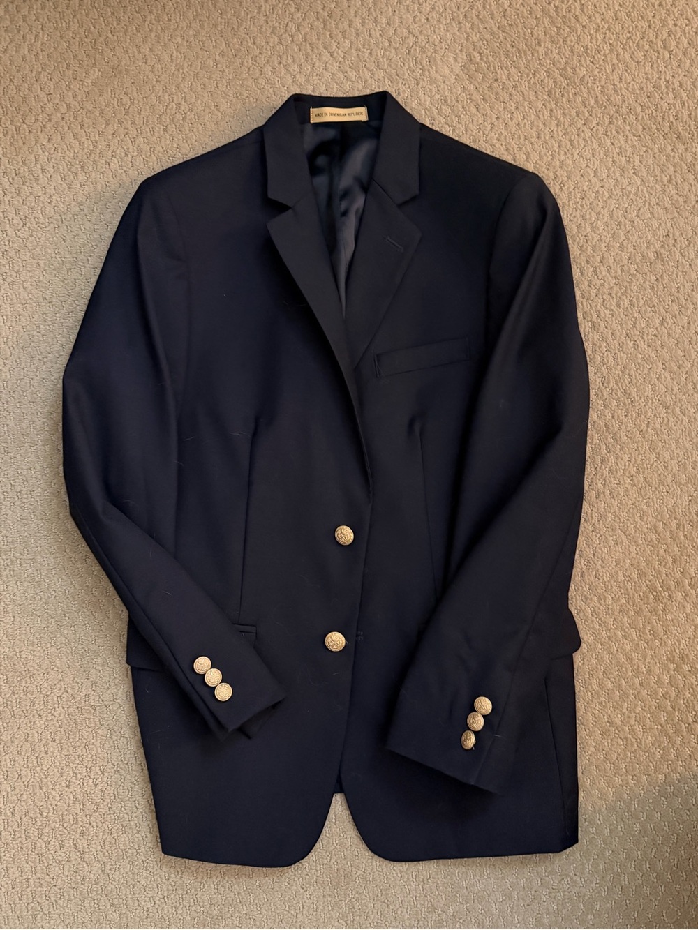 Class Club Boys Navy Blazer with Gold-Tone Buttons